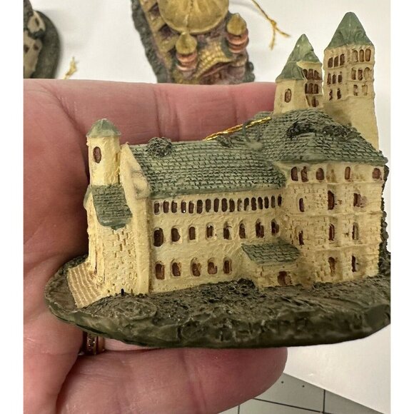 Set of 5 Resin Church Ornaments Religious Vintage - Picture 13 of 13